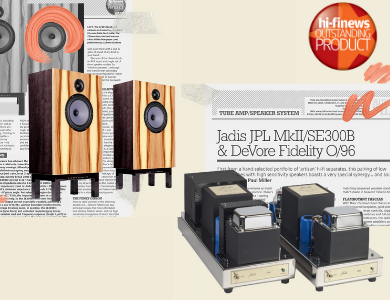 Mix ‘n Match: Amplificador Jadis JPL MkII/ SE300B + Colunas DeVore Orangutan O/96