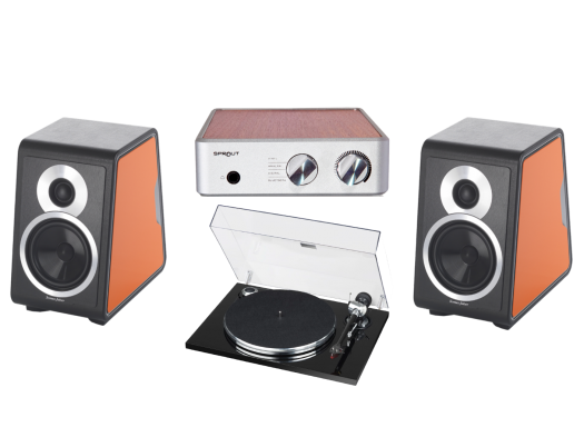 PS Audio Sprout + EAT Prelude 2M Red + Sonus faber Chameleon B - Conjunto